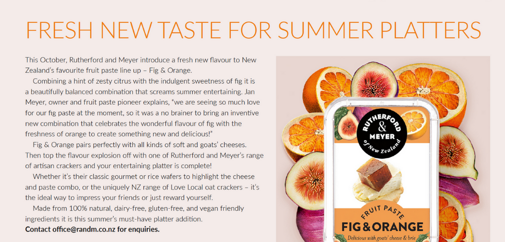 A fresh taste for summer - Fig & Orange!!